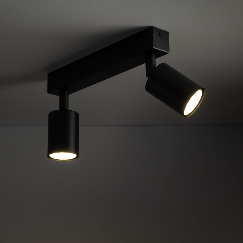Reflektor sufitowy 2 punktowy Top 39cm czarny TK Lighting