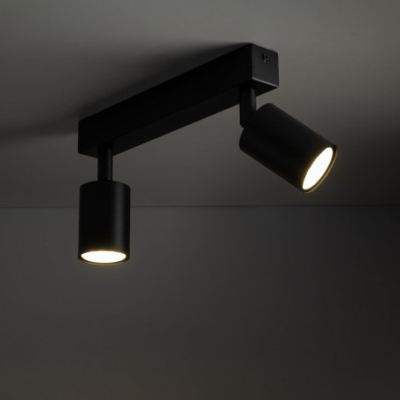 Reflektor sufitowy 2 punktowy Top 39cm czarny TK Lighting