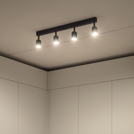 Reflektor sufitowy 4 punktowy Top 83cm czarny TK Lighting