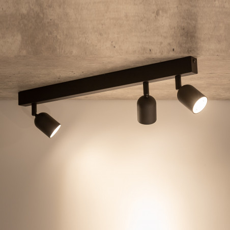 Reflektor sufitowy 3 punktowy Top 74cm czarny TK Lighting