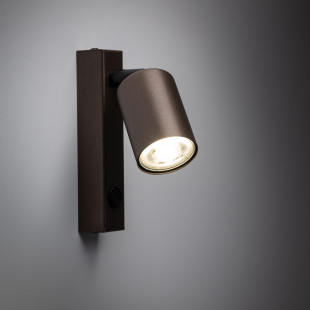 Kinkiet reflektorek z włącznikiem Top brązowy TK Lighting