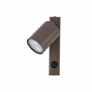 Kinkiet reflektorek z włącznikiem Top brązowy TK Lighting