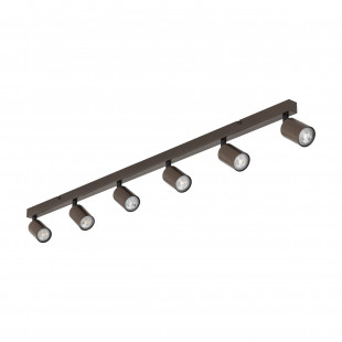 Reflektor sufitowy 6 punktowy Top brązowy TK Lighting