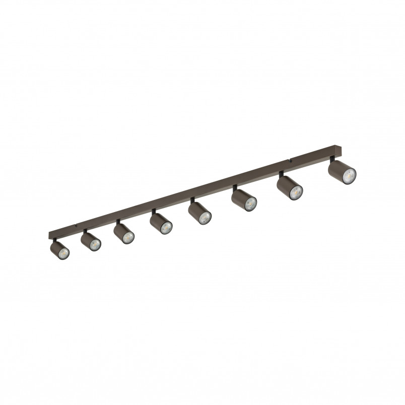 Reflektor sufitowy 8 punktowy Top brązowy TK Lighting