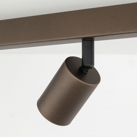 Reflektor sufitowy 3 punktowy Top brązowy TK Lighting