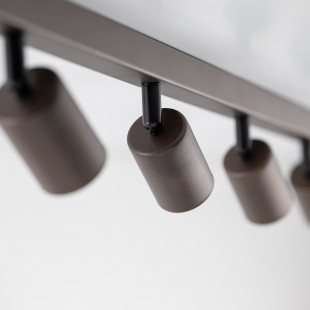 Reflektor sufitowy 8 punktowy Top brązowy TK Lighting