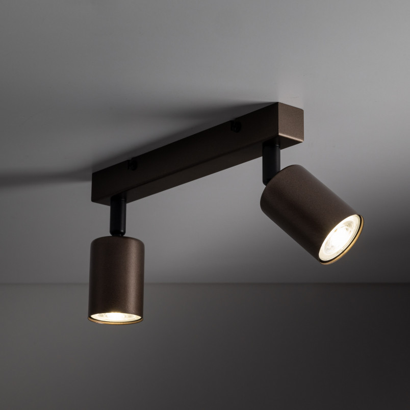 Reflektor sufitowy podwójny Top brązowy TK Lighting