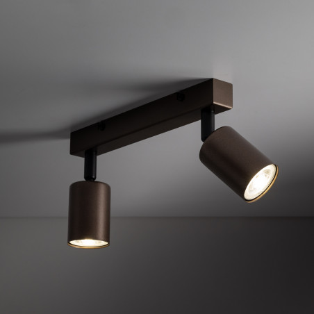 Reflektor sufitowy podwójny Top brązowy TK Lighting