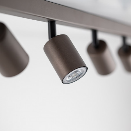 Reflektor sufitowy 8 punktowy Top brązowy TK Lighting