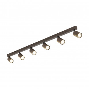 Reflektor sufitowy 6 punktowy Top brązowy TK Lighting