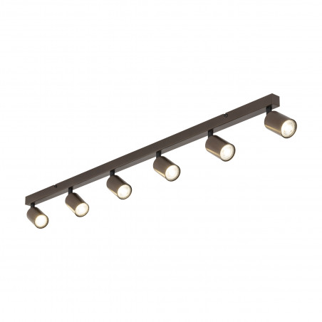 Reflektor sufitowy 6 punktowy Top brązowy TK Lighting