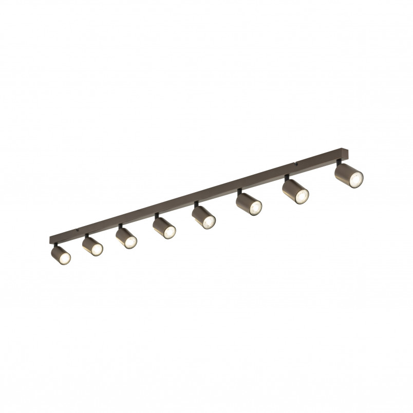 Reflektor sufitowy 8 punktowy Top brązowy TK Lighting