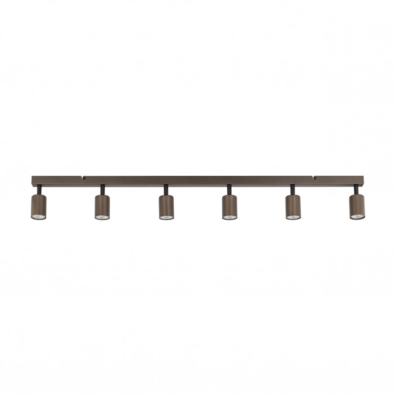 Reflektor sufitowy 6 punktowy Top brązowy TK Lighting