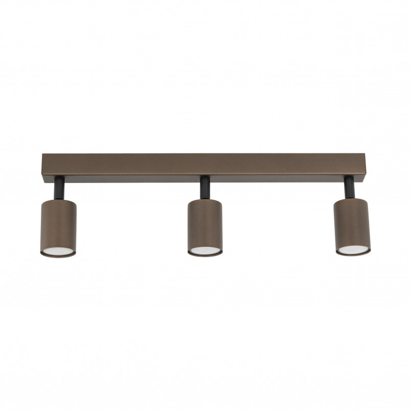 Reflektor sufitowy 3 punktowy Top brązowy TK Lighting