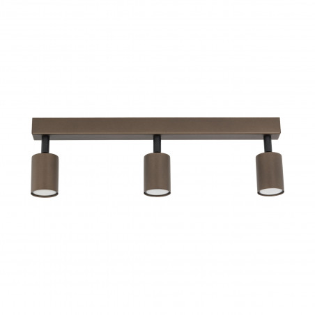 Reflektor sufitowy 3 punktowy Top brązowy TK Lighting