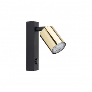 Kinkiet reflektorek z włącznikiem Top Gold złoty TK Lighting