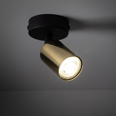 Reflektor sufitowy Top Gold 12cm złoty TK Lighting