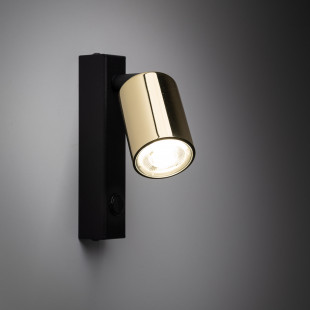 Kinkiet reflektorek z włącznikiem Top Gold złoty TK Lighting