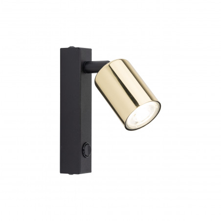 Kinkiet reflektorek z włącznikiem Top Gold złoty TK Lighting