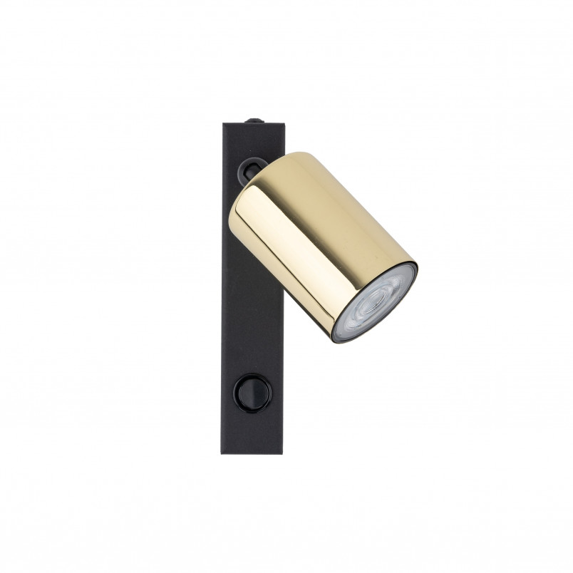 Kinkiet reflektorek z włącznikiem Top Gold złoty TK Lighting