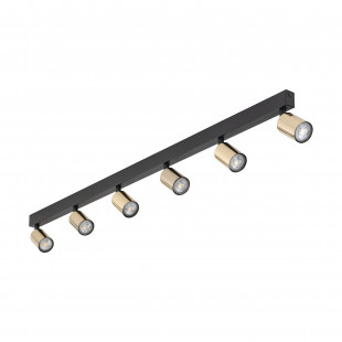 Reflektor sufitowy 6 punktowy Top Gold 127cm złoty TK Lighting