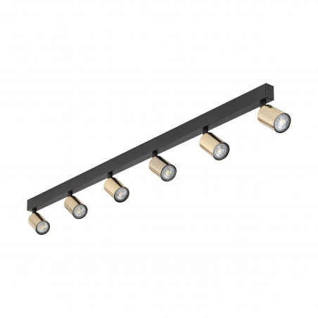 Reflektor sufitowy 6 punktowy Top Gold 127cm złoty TK Lighting