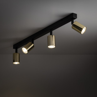Reflektor sufitowy 4 punktowy Top Gold 83cm złoty TK Lighting