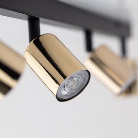 Reflektor sufitowy 4 punktowy Top Gold 83cm złoty TK Lighting