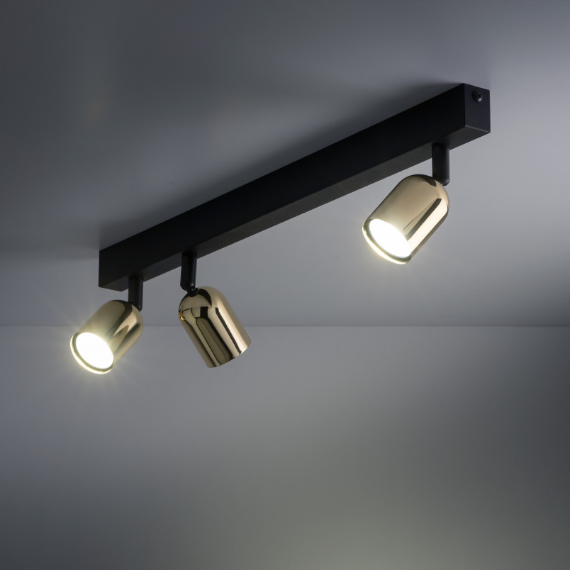 Reflektor sufitowy 3 punktowy Top Gold 64cm złoty TK Lighting