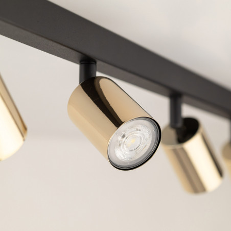 Reflektor sufitowy 8 punktowy Top Gold 170cm złoty TK Lighting