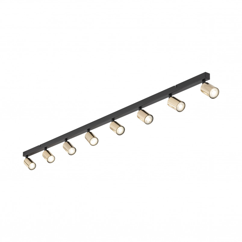 Reflektor sufitowy 8 punktowy Top Gold 170cm złoty TK Lighting