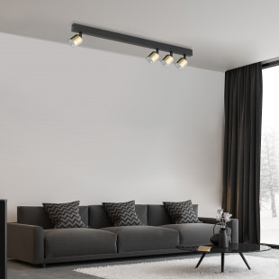 Reflektor sufitowy 4 punktowy Top Gold 94cm złoty TK Lighting