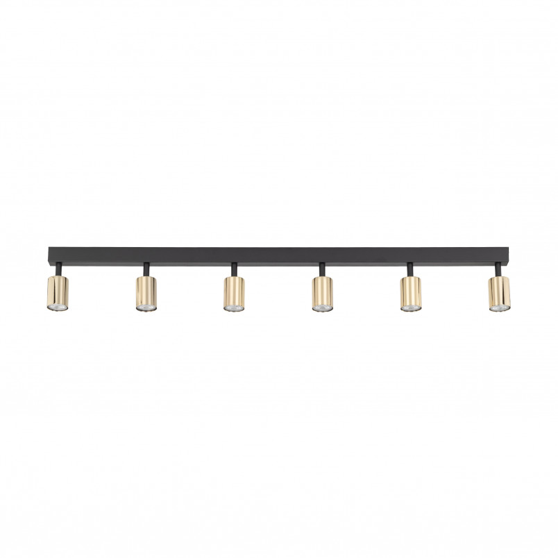 Reflektor sufitowy 6 punktowy Top Gold 127cm złoty TK Lighting