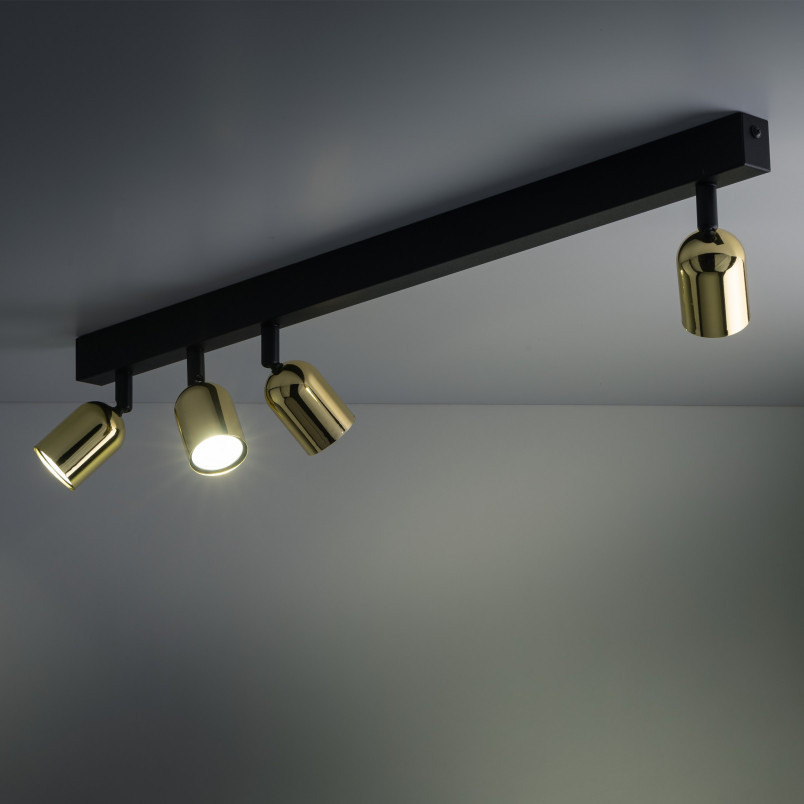 Reflektor sufitowy 4 punktowy Top Gold 94cm złoty TK Lighting