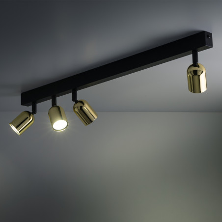 Reflektor sufitowy 4 punktowy Top Gold 94cm złoty TK Lighting