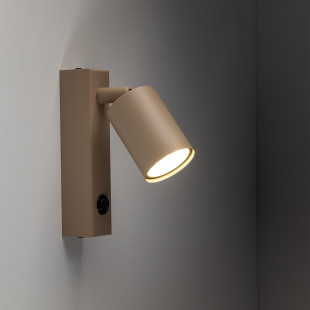 Kinkiet reflektorek z włącznikiem Top Sabia beżowy TK Lighting