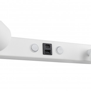 Kinkiet podwójny z usb Top biały TK Lighting