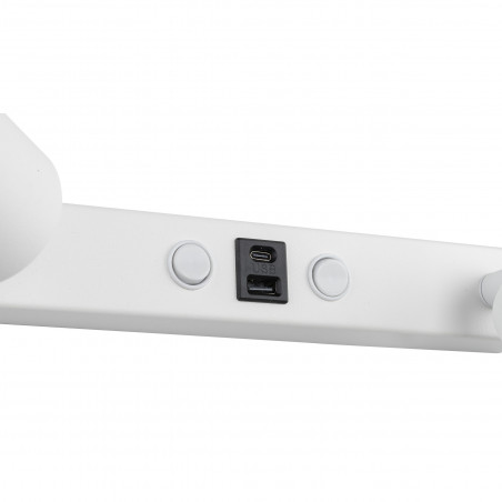 Kinkiet podwójny z usb Top biały TK Lighting