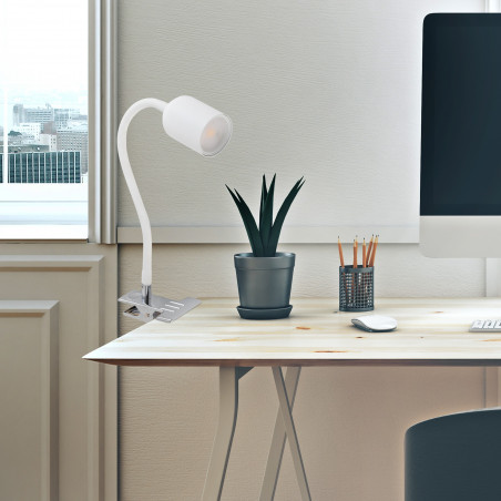 Lampka klips Top biała TK Lighting