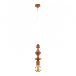 Lampa wisząca żarówka z dekoracyjną oprawką Tower Brick 10cm ceglana TK Lighting