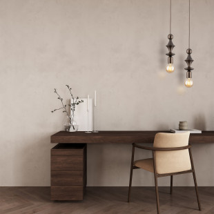 Lampa wisząca żarówka z dekoracyjną oprawką Tower Brown 10cm brązowa TK Lighting