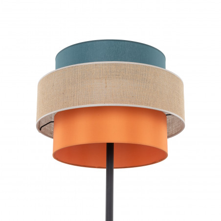 Lampa podłogowa z kolorowym abażurem Trio Juta II 50cm H159cm TK Lighting