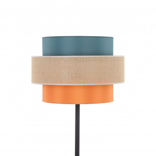 Lampa podłogowa z kolorowym abażurem Trio Juta II 50cm H159cm TK Lighting