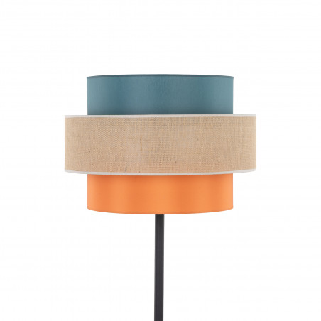 Lampa podłogowa z kolorowym abażurem Trio Juta II 50cm H159cm TK Lighting