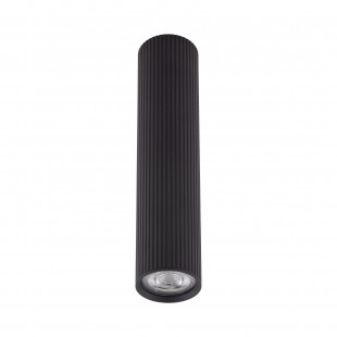 Lampa spot tuba ryflowana Tune 5,5cm H24cm czarna TK Lighting