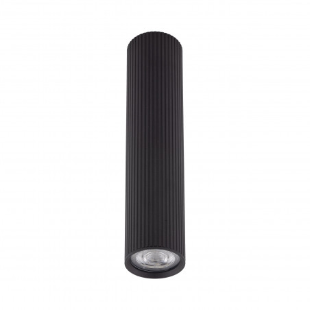 Lampa spot tuba ryflowana Tune 5,5cm H24cm czarna TK Lighting