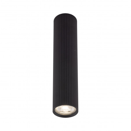 Lampa spot tuba ryflowana Tune 5,5cm H24cm czarna TK Lighting