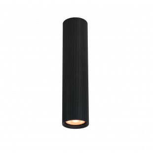 Lampa spot tuba ryflowana Tune 5,5cm H24cm czarna TK Lighting