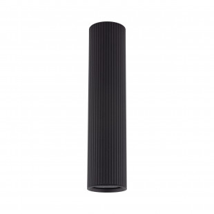 Lampa spot tuba ryflowana Tune 5,5cm H24cm czarna TK Lighting