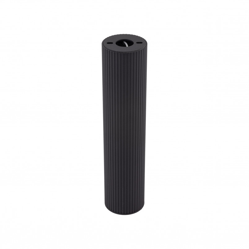 Lampa spot tuba ryflowana Tune 5,5cm H24cm czarna TK Lighting